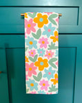 Sage Bloom Cotton Tea Towel