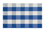 Blue Buffalo Plaid Layering Rug