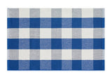 Blue Buffalo Plaid Layering Rug