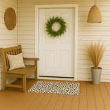 Cheetah Print Layering Rug