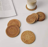 Rattan Coasters