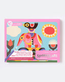Sparkle Art Kit for Kids: Pyramid