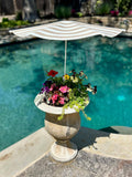 Plant Cabana: Beige Stripe