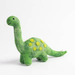 Felt Wool Green Dinosaur