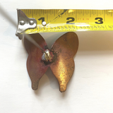 Copper Garden Stake: Butterfly