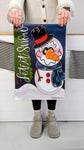 Let It Snow Snowman Garden Flag