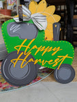 Happy Harvest Tractor Door Hanger