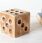 Black Wooden Dice