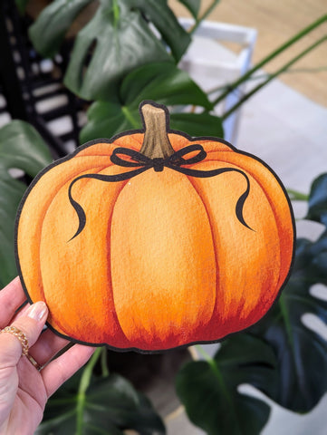 Orange Pumpkin Printed Attachment