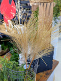 GOLD Metallic Long Needle Pine SpraY: 25"