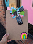 Groovy Rainbow Custom Clipboard