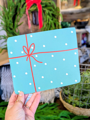 Christmas Gift Printed Attachment