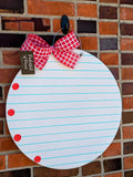 Notebook Door Hanger