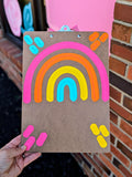 Half Rainbow Custom Clipboard