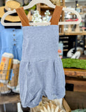 Grey Pleated Overalls