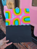 Groovy Rainbow Custom Clipboard