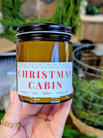 Christmas Cabin Wickless Soy Candle