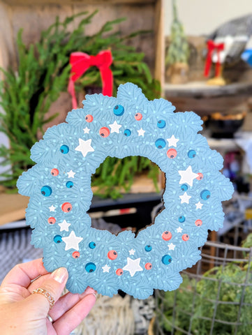 Winter Wreath Printed Attachment