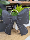 Black Bow Door Hanger