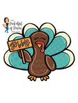 Gobble Turkey Template