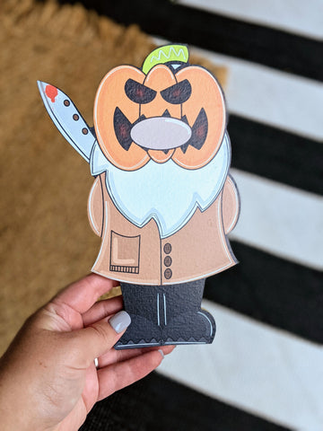 Pumpkin Head Gnome Printed Attachment SUPER SALE