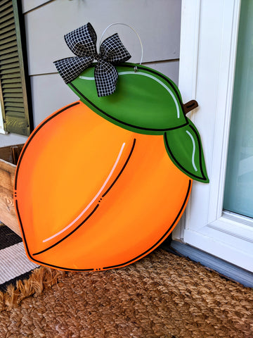 Peach Door Hanger