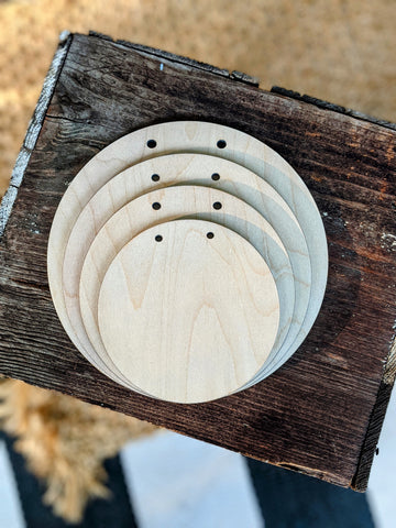 Circle With Holes Blank