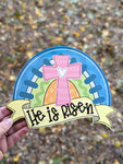 He Is Risen Rainbow Printed Attachment Misfit