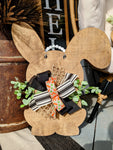 Floppy Ear Floral Bunny Door Hanger