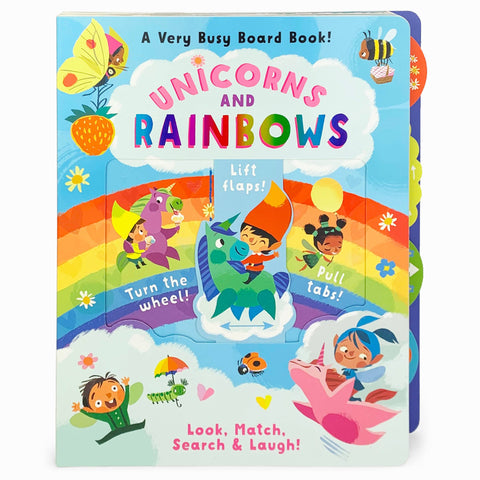 Unicorns And Rainbows Board Book