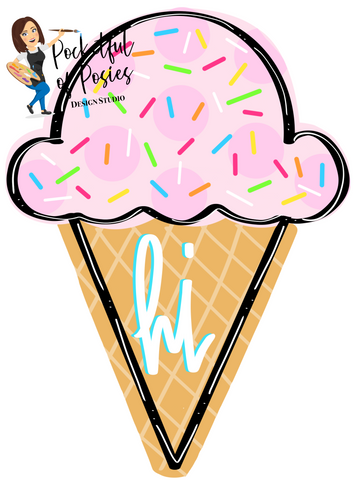 Ice Cream Cone Template