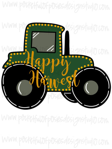 Happy Harvest Tractor Template