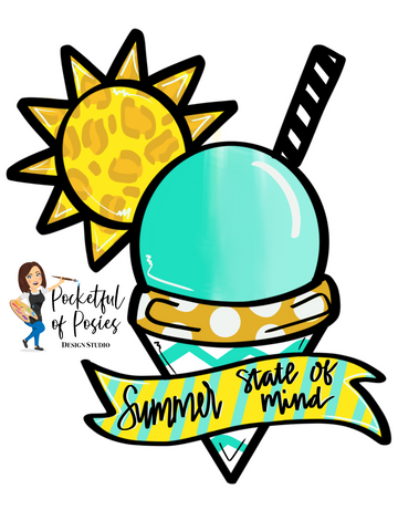 Summer Snow Cone Template