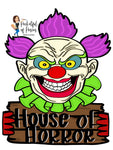 Scary Clown House of Horror Template