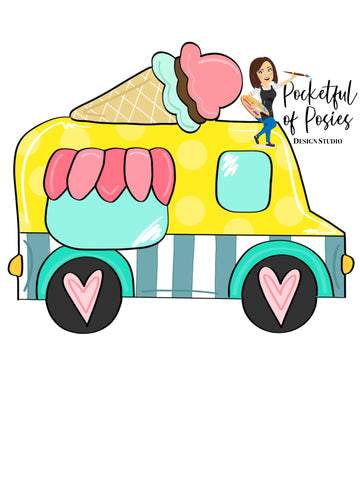 Ice Cream Truck Template