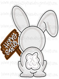 Hoppy Easter Bunny Template