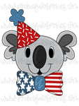 Fourth of July Koala Template