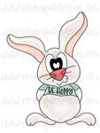 Be Hoppy Bunny Template