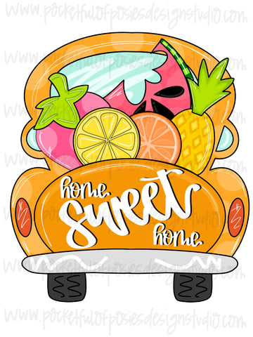 Home Sweet Home Fruit Truck Template
